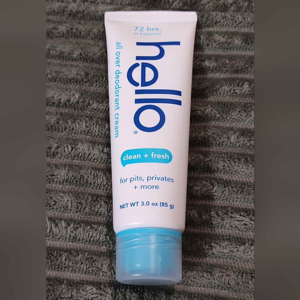 NEW!! Hello All Over Deodorant Cream 3oz